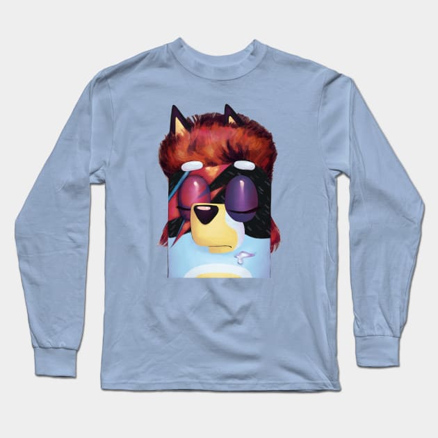 BANDIT HEELER DAD Long Sleeve T-Shirt by 420 BEARD OILS